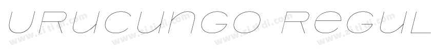 Urucungo Regular字体转换
